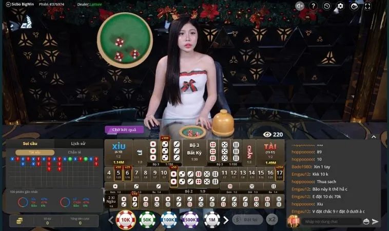Bàn cược Tài Xỉu Cổng Game Sunwin